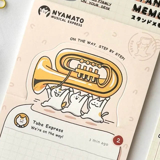 チューバ Tuba  楽器便 スタンドメモ 音楽雑貨 音楽グッズ