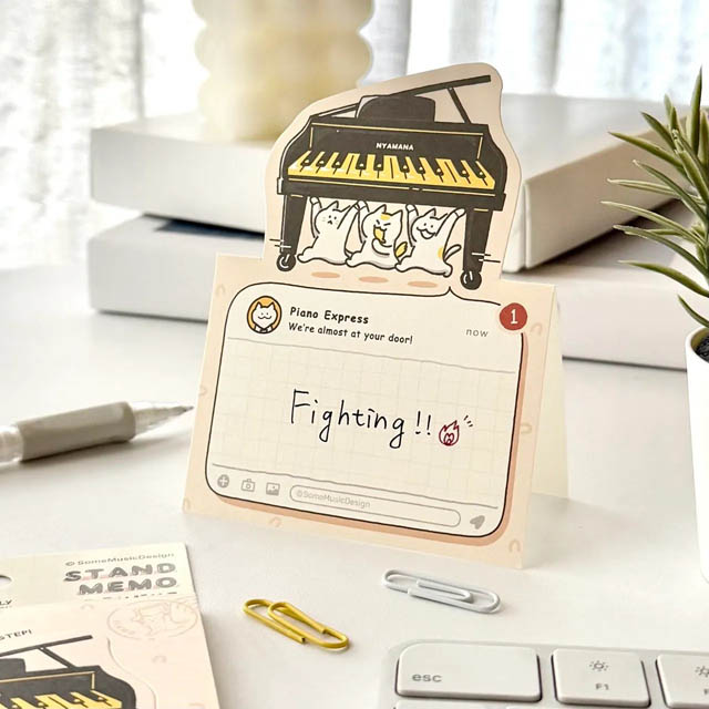 グランドピアノ Piano  楽器便 スタンドメモ 音楽雑貨 音楽グッズ