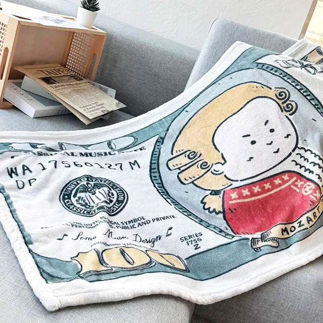ClassicalBank ブランケット モーツァルト Mozart フィガロの結婚資金 音楽雑貨 音楽グッズ
