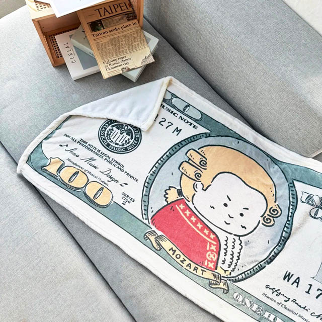 ClassicalBank ブランケット モーツァルト Mozart フィガロの結婚資金 音楽雑貨 音楽グッズ