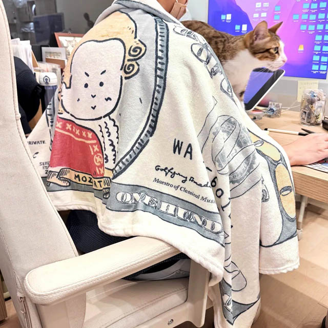 ClassicalBank ブランケット モーツァルト Mozart フィガロの結婚資金 音楽雑貨 音楽グッズ