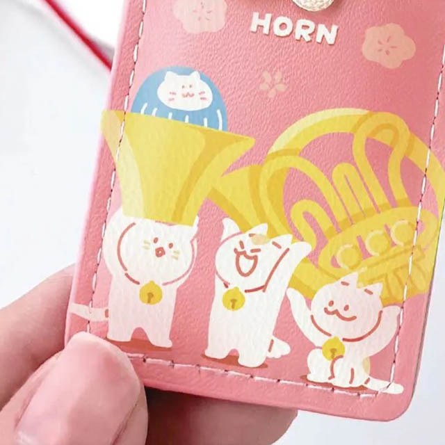 奏楽お守り風チャーム ホルン Horn 音楽雑貨 音楽グッズ 吹奏楽コンクール