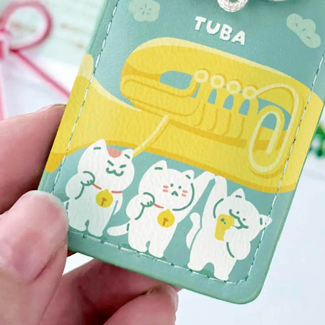 奏楽お守り風チャーム チューバ Tuba 音楽雑貨 音楽グッズ 吹奏楽コンクール