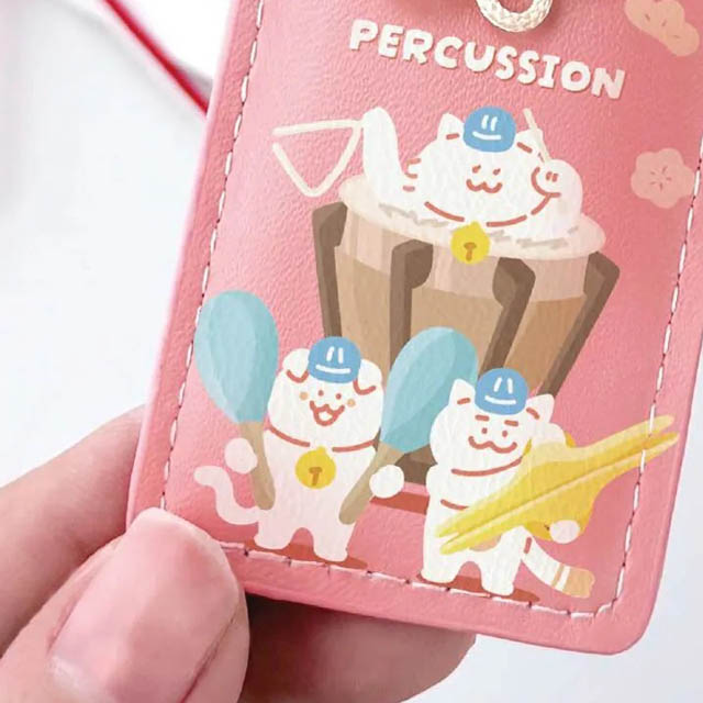 奏楽お守り風チャーム 打楽器 Percussion 音楽雑貨 音楽グッズ 吹奏楽コンクール