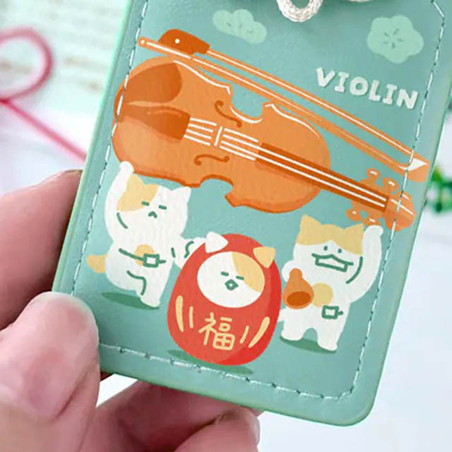 奏楽お守り風チャーム ヴァイオリン Violin 音楽雑貨 音楽グッズ 定期演奏会