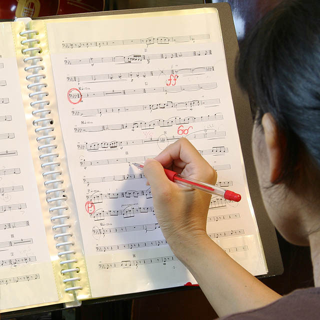 バンドファイル バインダー式 音楽雑貨 演奏実用品 楽譜 譜面 書き込み 製本