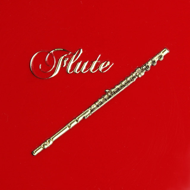 蒔絵風 携帯ステッカー フルート flute 音楽雑貨 音楽グッズ 音楽ギフト
