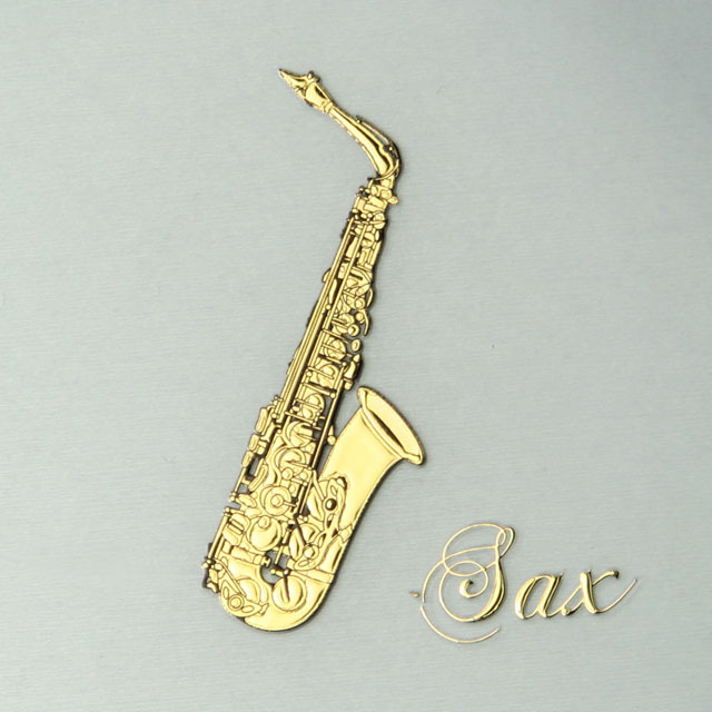 蒔絵風 携帯ステッカー アルトサックス alto sax 音楽雑貨 音楽グッズ 音楽ギフト