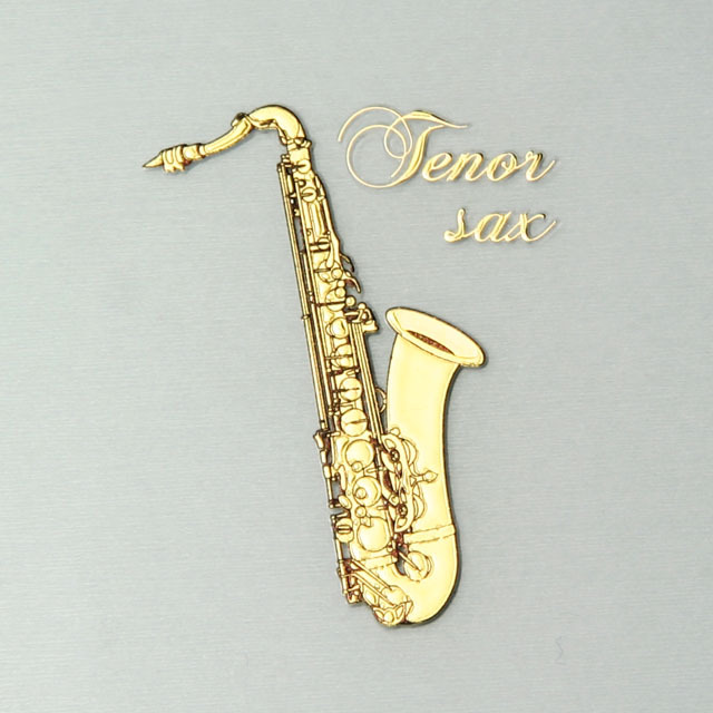 蒔絵風 携帯ステッカー テナーサックス tenor sax 音楽雑貨 音楽グッズ 音楽ギフト