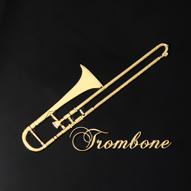 蒔絵風 携帯ステッカー トロンボーン trombone 音楽雑貨 音楽グッズ 音楽ギフト