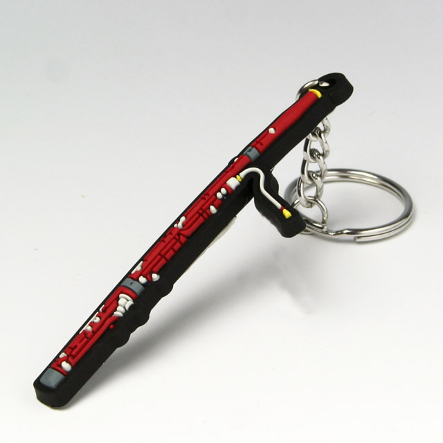 ファゴット バスーン bassoon ラバーズキーホルダー 音楽雑貨 音楽ギフト 音楽グッズ