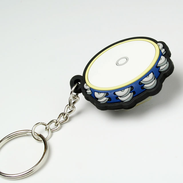 キーホルダー キーチェーン タンバリン 音楽雑貨 音楽グッズ 音楽小物