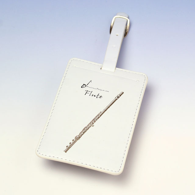 フルート flute ネームタグ 名札 音楽雑貨 音楽グッズ 音楽小物