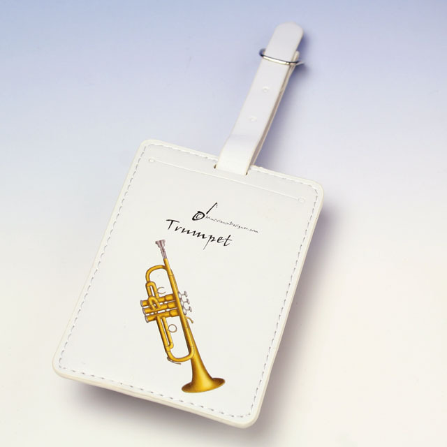 トランペット trumpet ネームタグ 名札 音楽雑貨 音楽グッズ 音楽小物