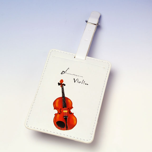 ヴァイオリン violin ネームタグ 名札 音楽雑貨 音楽グッズ 音楽小物