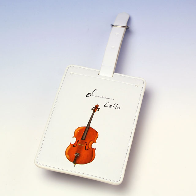 チェロ cello ネームタグ 名札 音楽雑貨 音楽グッズ 音楽小物