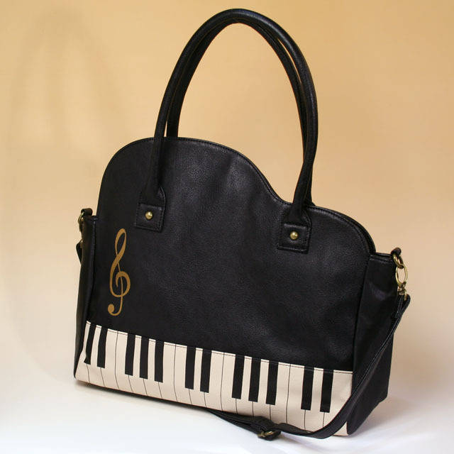 グランドピアノ piano ２ウェイバッグ 音楽雑貨 音楽ギフト 音楽グッズ