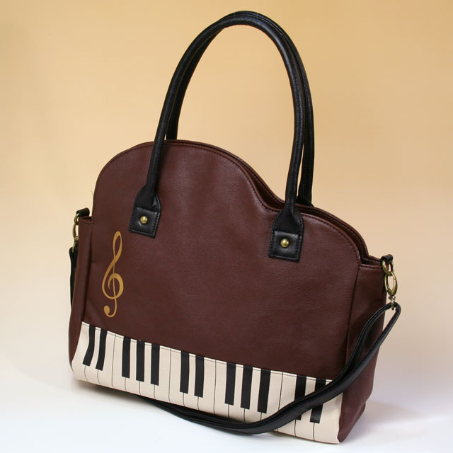 グランドピアノ piano ２ウェイバッグ 音楽雑貨 音楽ギフト 音楽グッズ