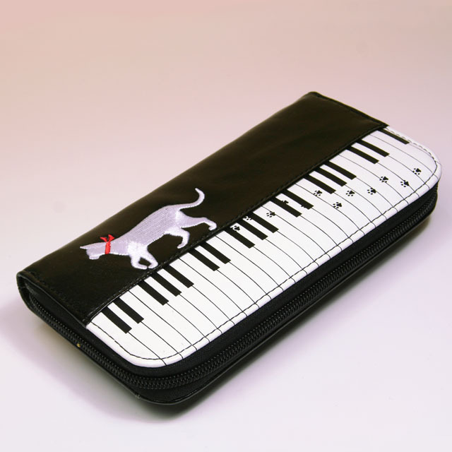 ピアノ 鍵盤 長財布 音楽雑貨 音楽グッズ