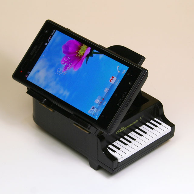 グランドピアノ スマホスタンド 音楽雑貨 音楽グッズ