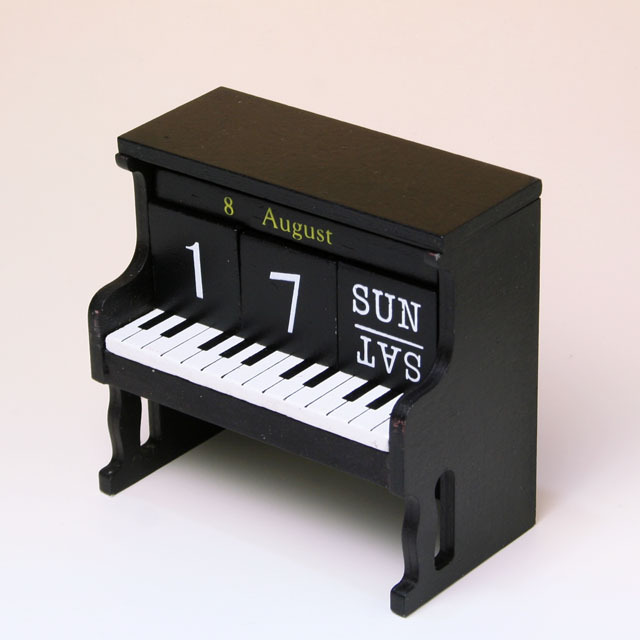 アップライトピアノ 万年カレンダー 音楽雑貨 音楽グッズ