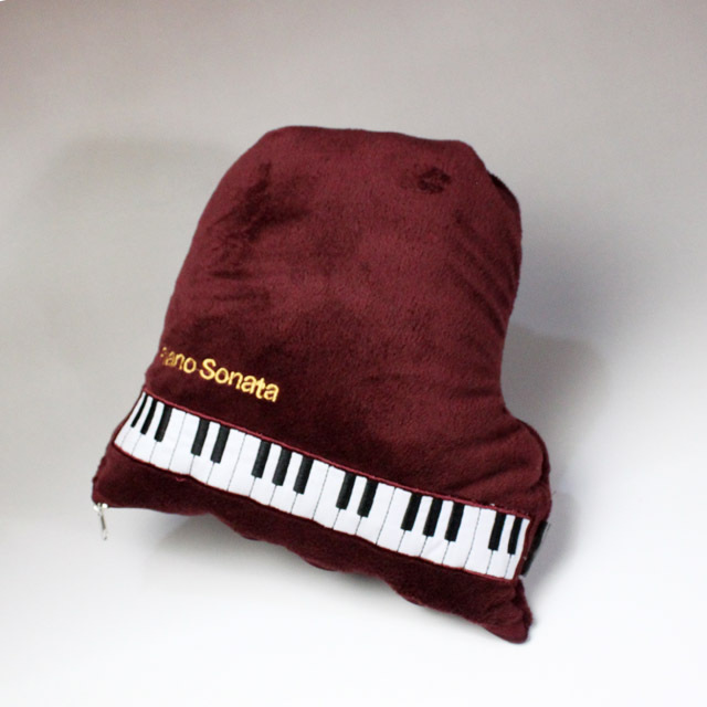 Piano Sonata グランドピアノ クッションブランケット 音楽雑貨 音楽グッズ