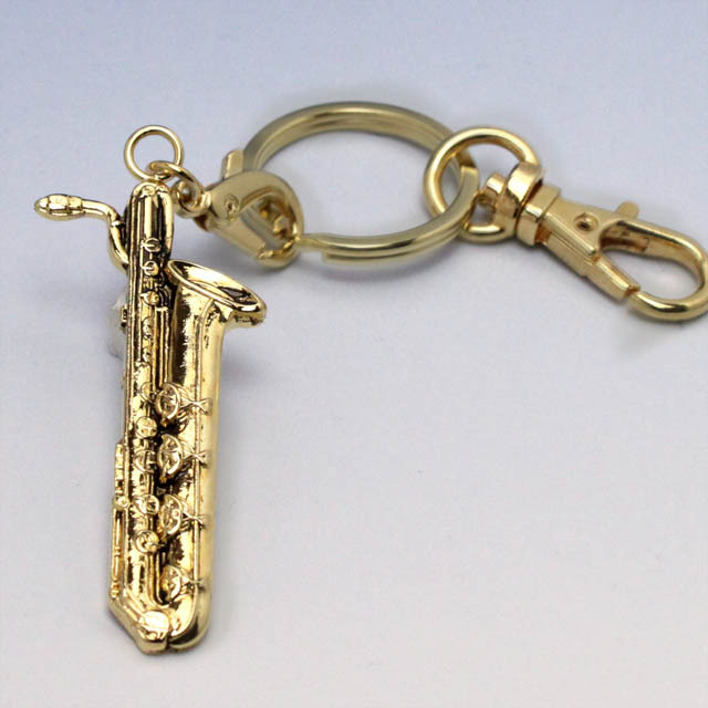 バリトンサックス キーホルダー 音楽雑貨 音楽グッズ 記念品