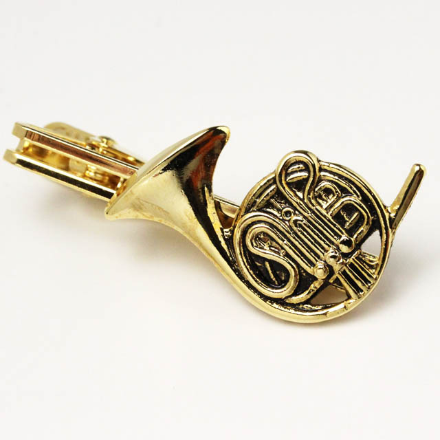ホルン Horn タイピン タイバー 楽器グッズ 音楽雑貨