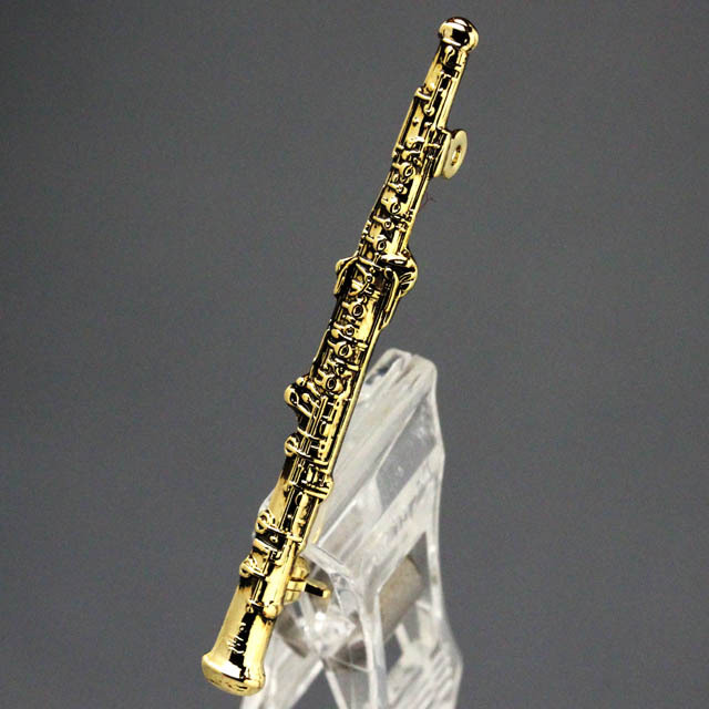 オーボエ Oboe ブローチ 楽器グッズ 音楽雑貨