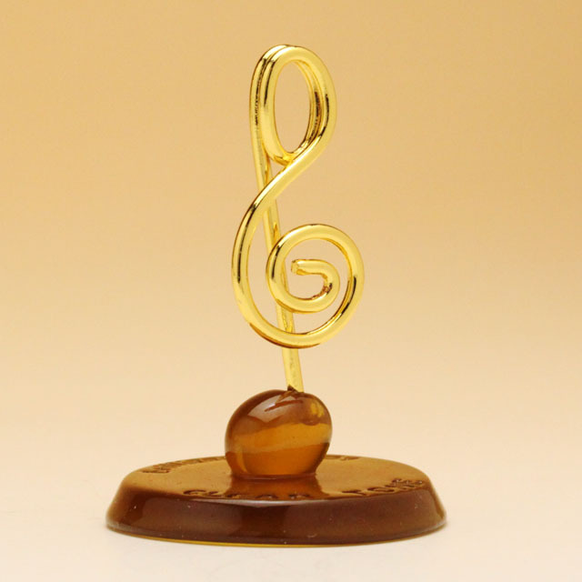 CLEAR TONE メモクリップ ト音記号 音楽雑貨 音楽グッズ