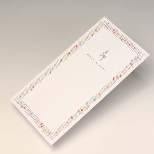 お札が入る封筒 ト音記号 音楽雑貨 音楽小物