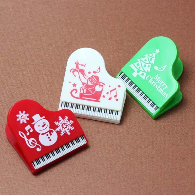 グランドピアノ クリップ クリスマス 音楽雑貨 音楽グッズ