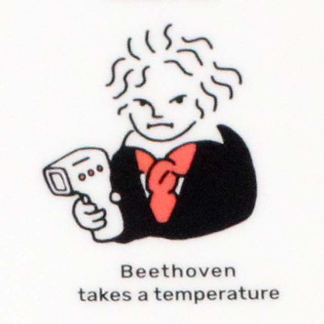 Beethoven ベートーヴェン クリアファイル 百面相 音楽雑貨