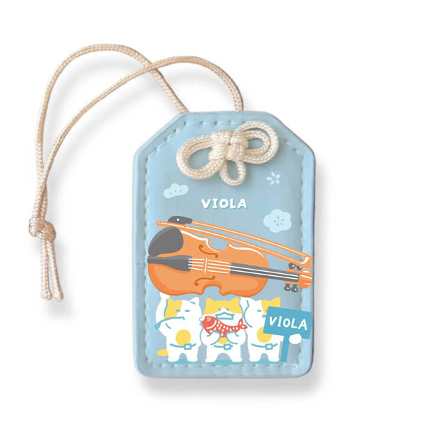 奏楽お守り風チャーム ヴィオラ Viola 音楽雑貨 音楽グッズ 吹奏楽コンクール