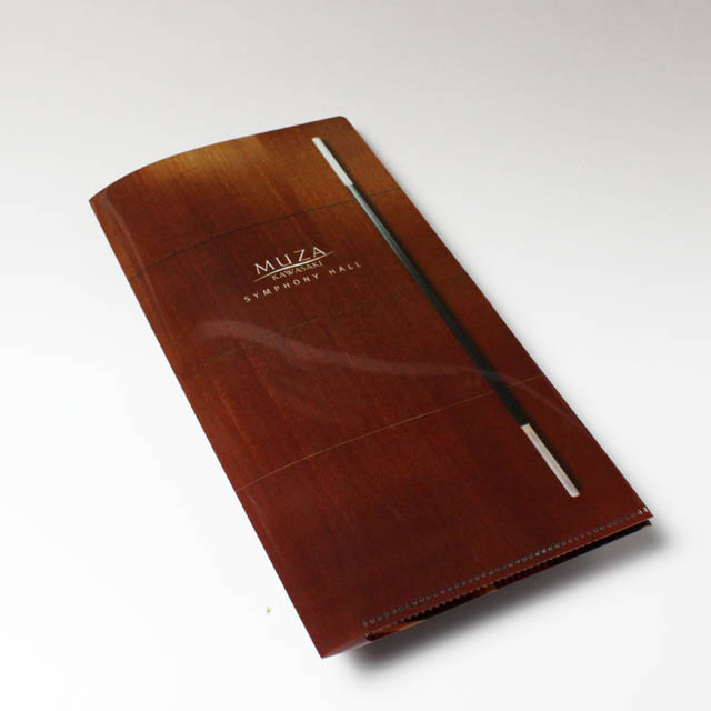 ミューザ・オリジナル》 チケットホルダー / ダブルポケット型 音楽