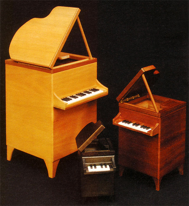 桐製 グランドピアノ ダストボックス 音楽ギフト 音楽雑貨 鍵盤